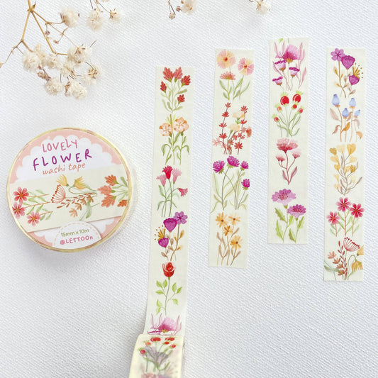 Lovely Flower -washiteippi | LETTOOn