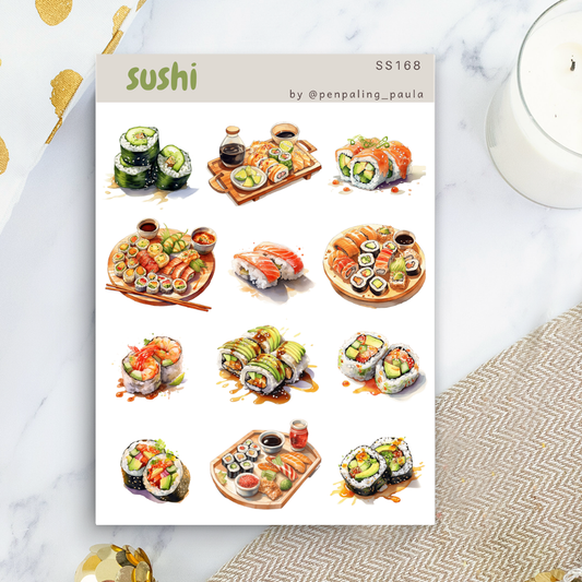 Sushi -tarra-arkki | Penpaling Paula