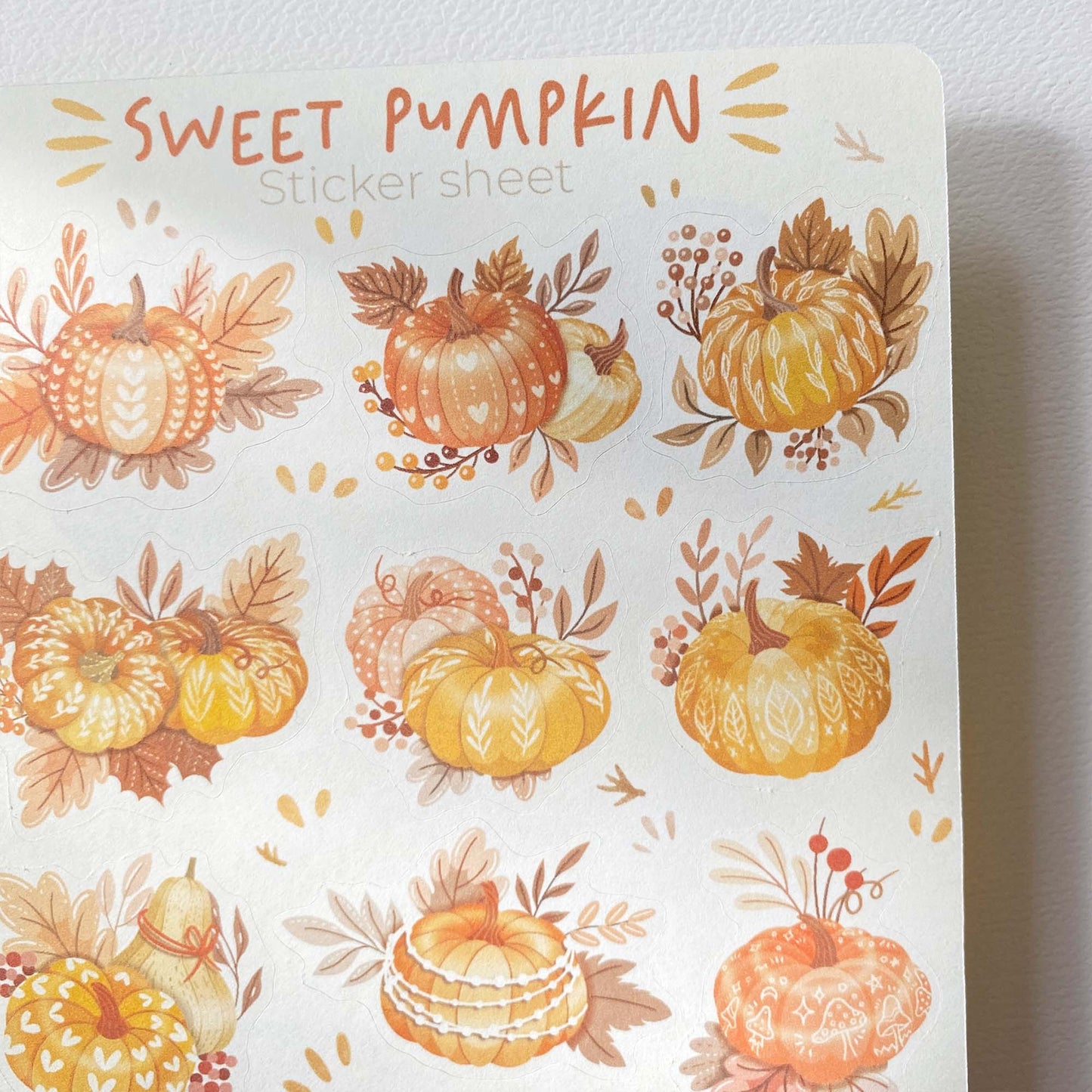 Sweet Pumpkin -tarra-arkki | LETTOOn