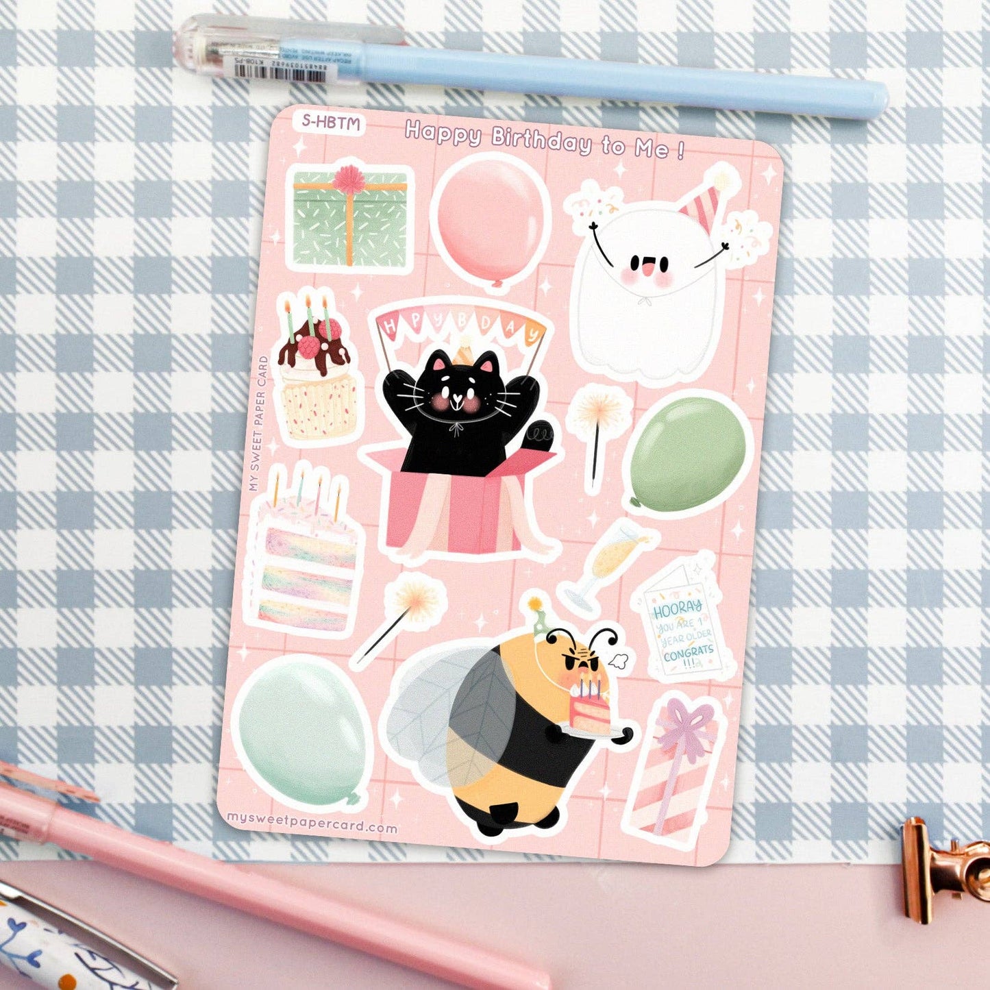 Happy birthday to me! -tarra-arkki | My Sweet Paper Card