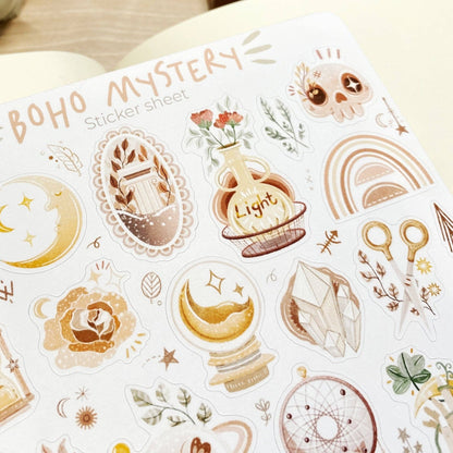 Boho Mystery -tarra-arkki | LETTOOn