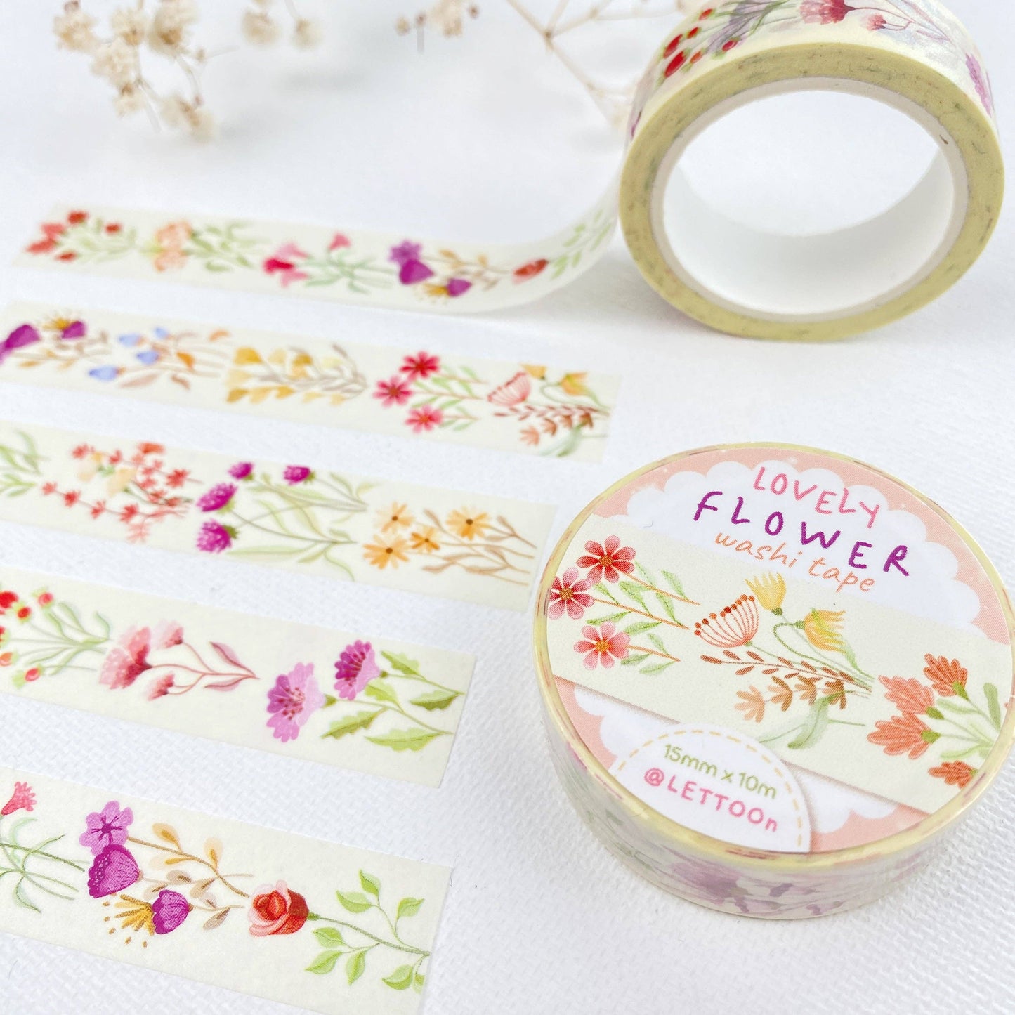 Lovely Flower -washiteippi | LETTOOn