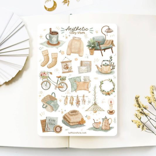 Aesthetic Cozy Vibes -tarra-arkki | LETTOOn
