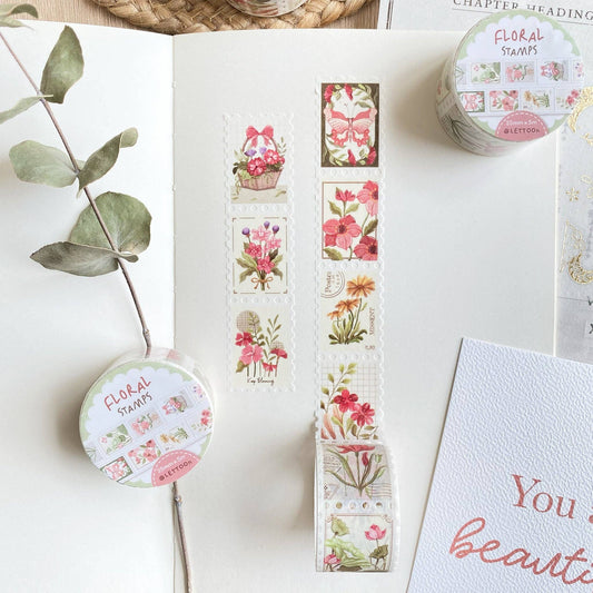 Floral Stamps -washiteippi | LETTOOn