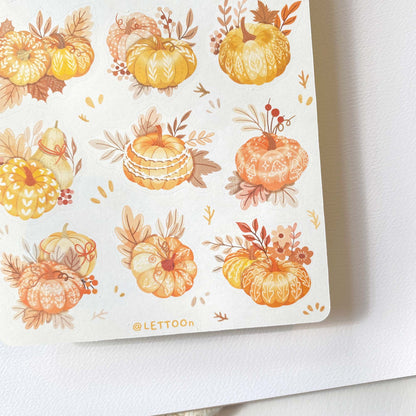 Sweet Pumpkin -tarra-arkki | LETTOOn
