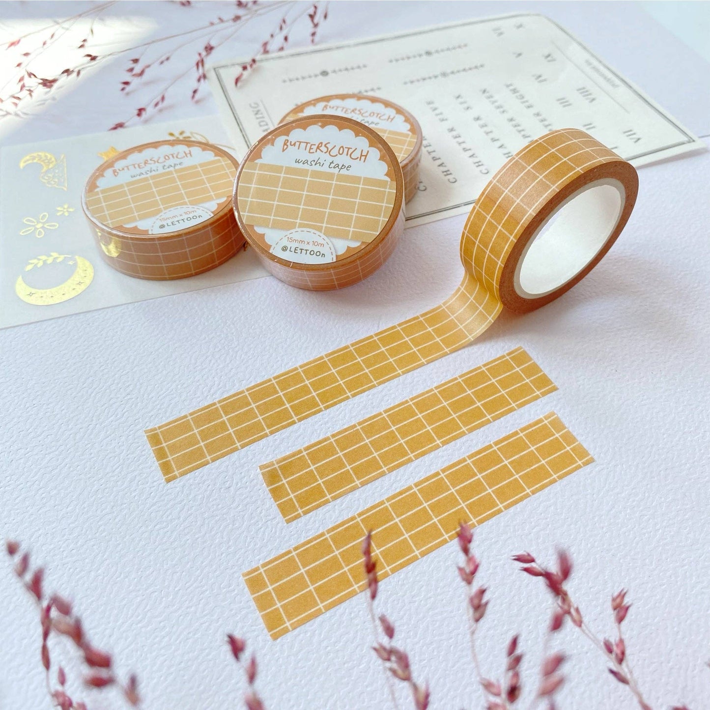 Butterscotch Grid -washiteippi | LETTOOn
