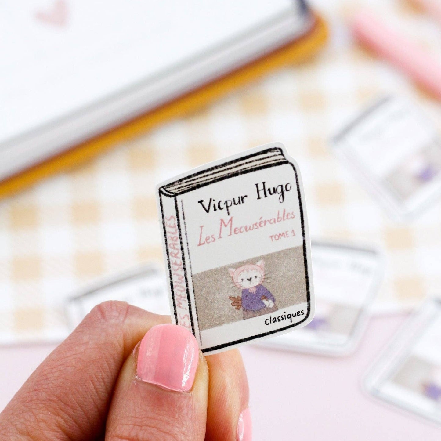 Cat literature -tarrasetti | My Sweet Paper Card