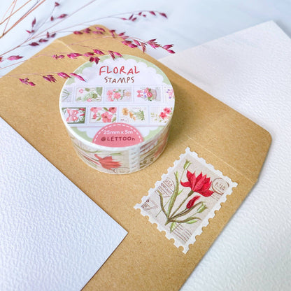 Floral Stamps -washiteippi | LETTOOn